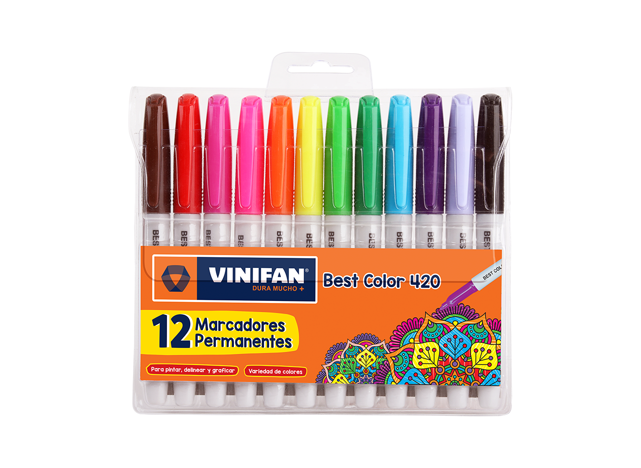 Marcador Permanente Best Color 420  Útiles escolares y de oficina